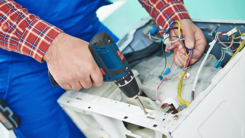 Kandıra Fagor Fagor çamaşır makinesi kart tamiri – Su almama arızası orijinal parça ile giderildi. - Teknik servis örneği